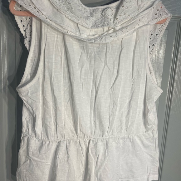 Anthropologie Porridge Jodi Ruffled Eyelet Top NWT Size XL - Picture 6 of 9